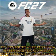 INYECCIÓN JUEGO FC 27 PARA PS5-PS4 LICENCIA PERMANENTE GAMERAMPA(VEDADO) - Img 57997769