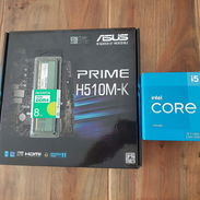 Kit de 11na generación Board Asus PrimeH510M-K + Core I5 11400 LGA1200 + Ram de 8gb. Todo sellado en caja. - Img 56530498