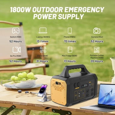 ♻️Estación de Energía 1800W/ 1024Wh/ 2700 picos. ¡Sí, este equipo es una locura! - Planta eléctrica recargable - Img 122052674