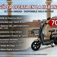 Bicimoto Eléctrica marca CONDOR ULTRA. 💵 PAGOS : $700 USD mensajería por un costo adicional aquí en la habana - Img 55538418