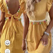 Vestido del color Mostaza que todas amamos en Sisi Fashion 52420333 - Img 55639102