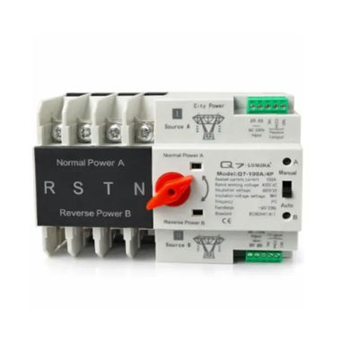 ⚡ TRANSFER SWITCH AUTOMÁTICO 100A / 4P - 3/3