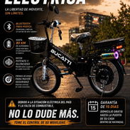 Vendo Bicicleta Eléctrica BUCATTI Nueva • Moto Eléctrica Matanzas • Autonomía 80km - Img 56371714