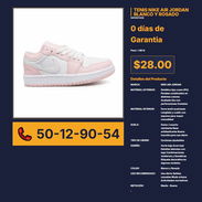 TENIS NIKE AIR JORDAN BLANCO Y ROSADO VPT# -0141 - Img 56244007