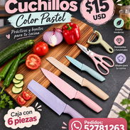Set de Cuchillos Color Pastel‼️ - Img 58196605