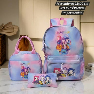 Mochila y merendero de las guerreras K-pop Huntrix - Img 121181228