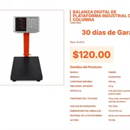 Balanza Industrial de Plataforma 150 Kg Pro Real: Teclado con Función Cero VPT# -0422 - Img 55424441