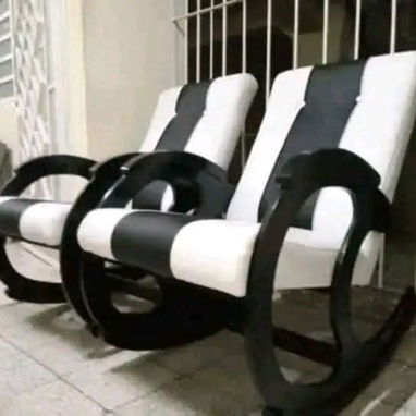 Comadritas, Sillones de Madera Tapizado. - 4/6