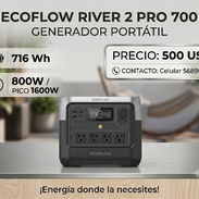 EcoFlow RIVER 2 Pro 700 Nueva en Caja -> 718Wh, 800W y pico de hasta 1600W en 500 USD - Img 56914006