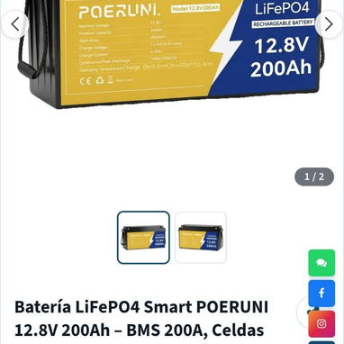 Baterías LiFePO - 3/4