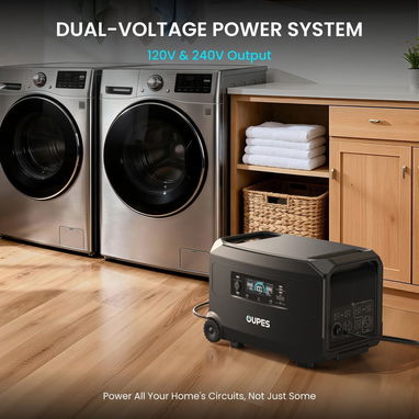 OUPES Guardian 6000 V1, 4608Wh Central eléctrica portátil 6000W generador solar Home - 2/8