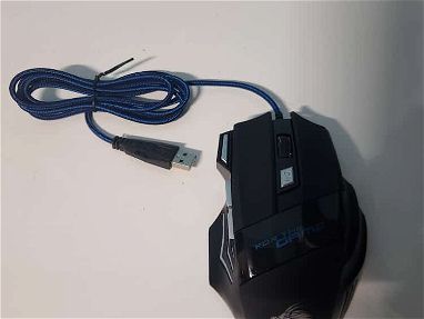 Vendo Mouse Gaming RGB con cable enmallado - Img main-image