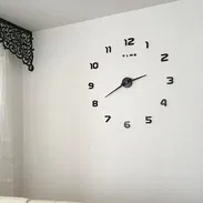 Reloj de pared 3d efecto espejo 120 cm de diámetro color 25 USD - Img 56779998