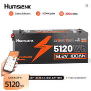 🔋 NUEVA EN SU CAJA  Batería Humsienk 51.2V 100Ah. 🔋 - Img 57389446