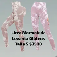 Licra larga ( Marmoleada) levanta gluteo, 90% Polyamide, 10% Elastisada. Tela gorda excelente Calidad. No desbemba - Img 55307081