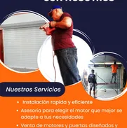 Instalación de motores y puertas de garaje y protección de negocios, fabricamos a la medida - Img 50396460
