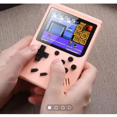 Consola de video juegos retro con un diseño moderno//Perfecto regalo para Navidad//Consola moderna 500 en 1//NUEVA - Img 109305918