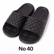Chancletas negras unisex No 40 - Img 55753577