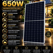Paneles Solares Bluesun 650W Bifacial Monocristalino - Img 57576634