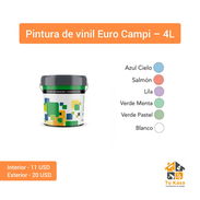 🫟 Pintura de Vinil Euro Campi - 4L - Img 56432127
