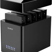ORICO Caja de 5 bahías para disco duro de 3.5 pulgadas USB 3.0 a SATA, caja magnética sin herramientas para estación de - Img 45373311