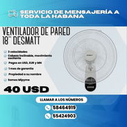 VENTILADOR DE PARED 18´´ DESMATT - Img 56402194