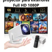 Mini proyector, proyector portátil compatible con 4K, proyector para exteriores Full HD 1080P, ENTREGA DE FACTURA - Img 56978389