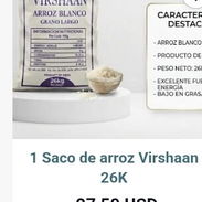 Saco de arroz virshaan 26kg - Img 58368332