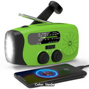 ‼️‼️‼️Radio portátil recargable con panel solar y linterna, cargador extra dinamo/53317139/Vedado‼️‼️‼️ - Img 52512667