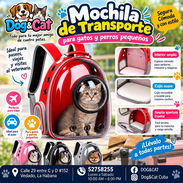 Mochila plástica para Perros y Gatos - Img 57905874