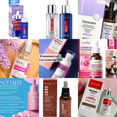 Mas de 200 tipos de serums faciales y capilares, el serum que buques lo tengo. Hialurónico, vitamina c, e, niacinamida - 6/9