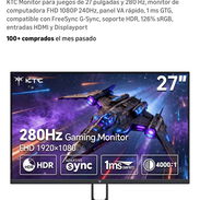 KTC Monitor para juegos de 27 pulgadas y 280 Hz, monitor de computadora FHD 1080P 240Hz, panel VA rápido, 1 ms GTG, comp - Img 56011612