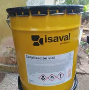 Pintura tráfico acetonada color negro ⚫ isaval 15 litros - Img main-image-49853991
