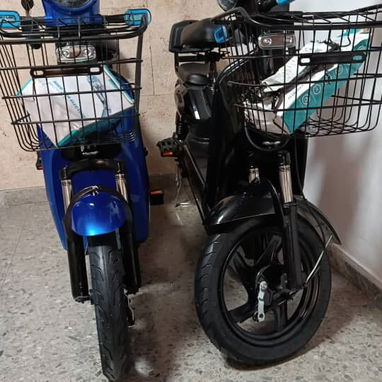 ‼️Ofertaaa‼️Bicimoto Eléctrica Azul o Negra con 1 goma de Regalo🎁 - 2/2