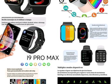 Relojes ⌚✨ inteligentes (Smart Watch) ⌚✨ ✅️Modelo T900 Pro Max L serie 9  alta gama calidad colores 🌈 negros ⚫⚫ - Img 66064583