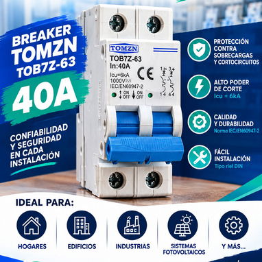 Breaker TOMZN al mejor precio - 6/8
