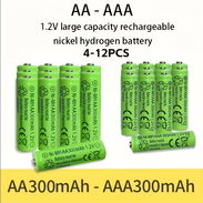 🔋 ¡Pilas Recargables AA/AAA de 300 mAh! 🔋 - Img 57468282