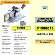 MV-622-Contadora de Billetes Portatil.........85 USD....51596013.....Transporte Costo Adicional - Img 55778582
