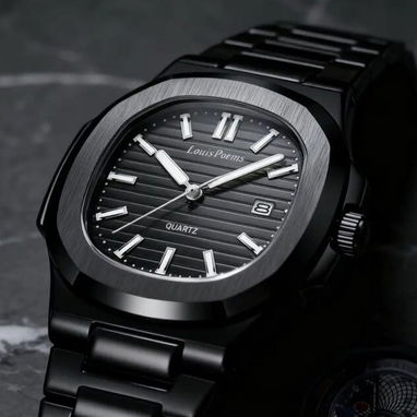 ☎️53544655 🛵 Entrega Disponible ⭐ ⌚️ Louis Poems Nautilus Pure Black – Reloj de Lujo para Hombre⭐ - Img 113884887