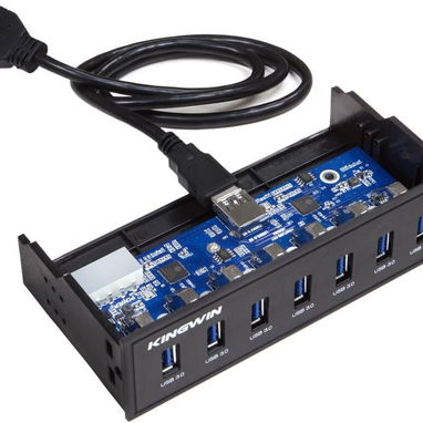 🔌Hub Interno Panel USB 3.0 KINGWIN – 7 puertos 🔌 Precio 35$ - Img 123705088