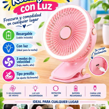 Ventilador recargable pequeño - 3/3