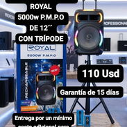SPEAKER ROYAL 5000w P.M.P.O DE 12´´ CON TRÍPODE RBT2540-12T - Img 56493519