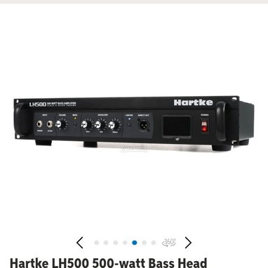 Amplificador de Bajo Hartke LH500 500-watt Bass Amplifier Head + Hartke HyDrive HD410 (Alta Gama) - Img 122846068