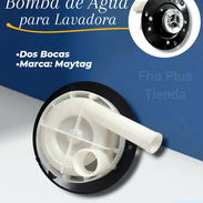 Bomba de agua para lavadora dos bocas (maytag) - Img 55301382