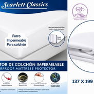 🔖Protector impermeable para colchón Personal, Camero, Queen y King - Img 57802337