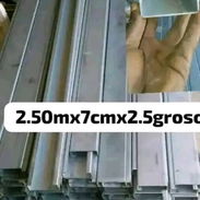 Purles  galvanizado de 2.50 m x 7cm x 2.5 grosor - Img 55555247