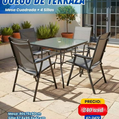 Conjunto de terraza 315 usd mensajería disponible para toda la habana - Img 122341571