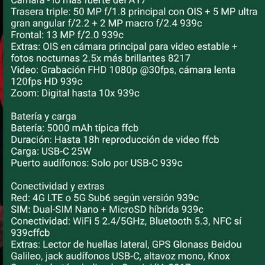 Samsung Galaxy A17 5G - Img 122534683