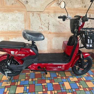 BICIMOTO ELECTRICA BATERIA DE LITIO 48V x12A,MOTOR 350 W, 40 km/h, caega max 200kg - Img 123512567