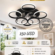 Ventilador de techo con luz led - Img 57943279